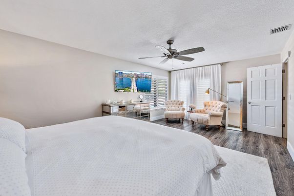 Bedroom, Interior, Wood Texture Flooring