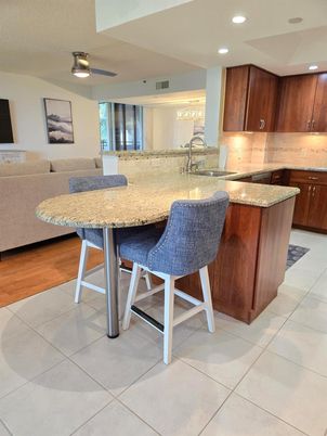 Interior, Kitchen, Living room, Recessed Lighting