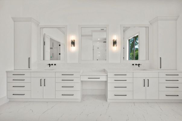 Bathroom, Dual Sink Vanities, Interior, Marble