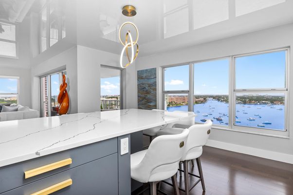 Interior, Pendant Lights, Water, Wood Texture Flooring