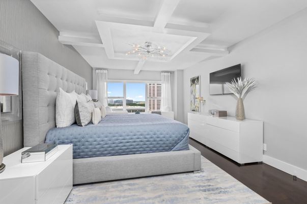 Bedroom, Interior, Water, Wood Texture Flooring