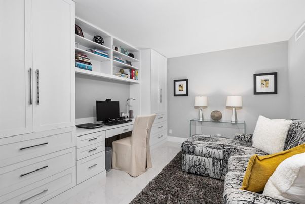 Bedroom, Home Office, Interior, Marble