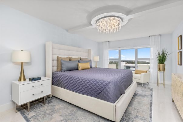 Bedroom, Chandelier, Interior, Water