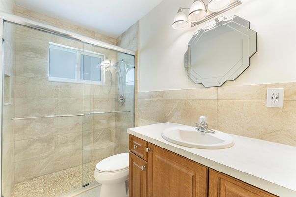 Bathroom, Glass Shower, Interior