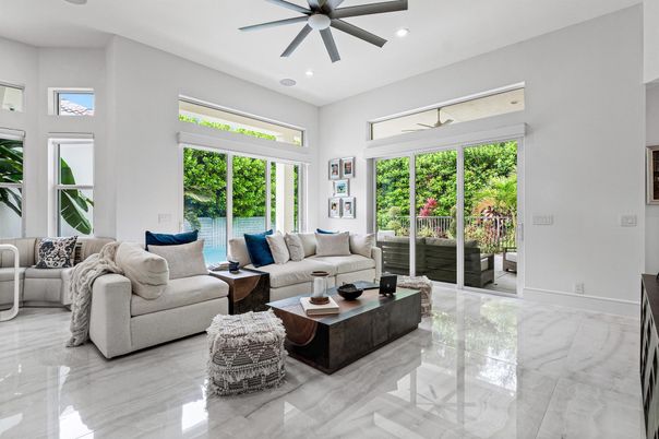 Interior, Living room, Marble, Recessed Lighting