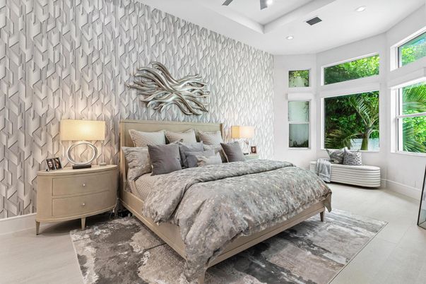 Bedroom, Interior, Recessed Lighting