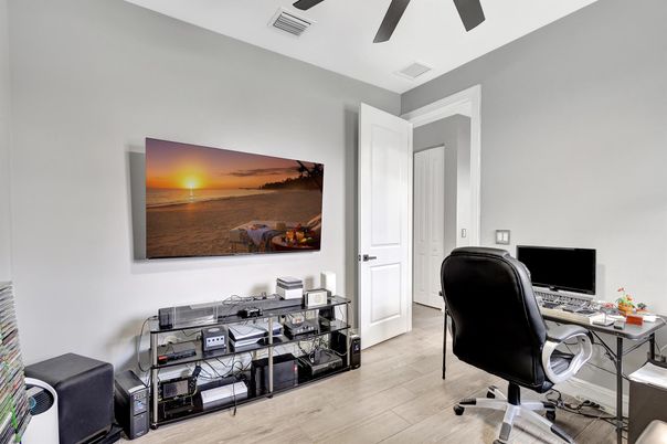 Home Office, Interior, Wood Texture Flooring