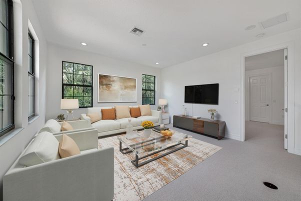 Interior, Living room, Recessed Lighting