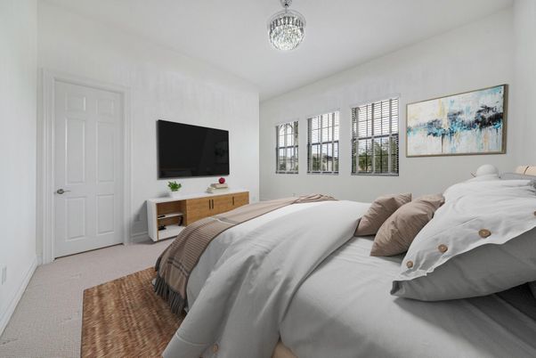 Bedroom, Interior, Pendant Lights