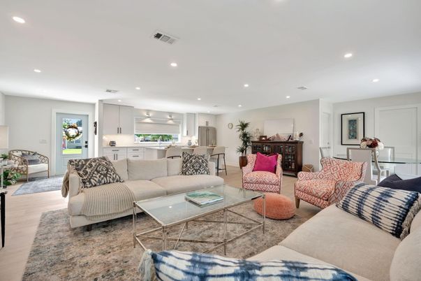 Interior, Kitchen, Living room, Recessed Lighting