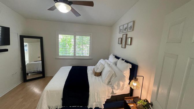 Bedroom, Interior, Wood Texture Flooring