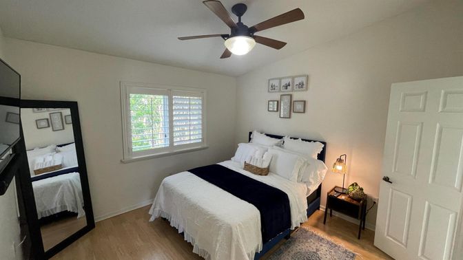 Bedroom, Interior, Wood Texture Flooring