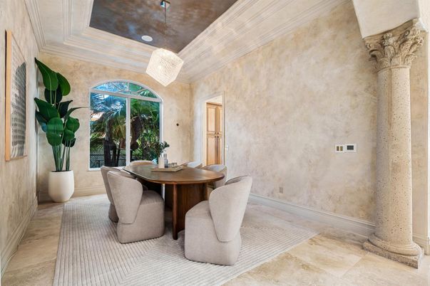 Chandelier, Dining room, Interior, Recessed Lighting