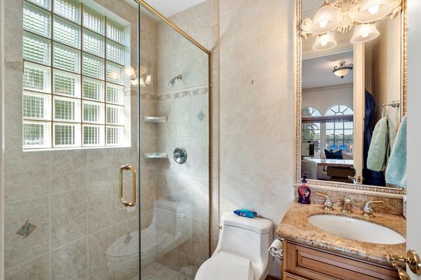 Bathroom, Glass Shower, Interior