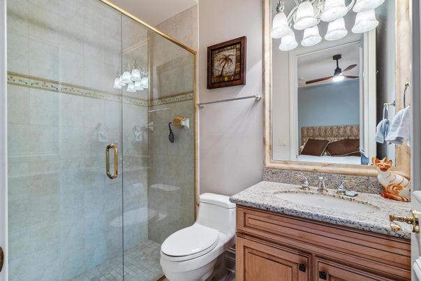 Bathroom, Glass Shower, Interior