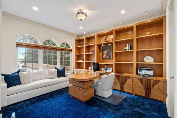 Home Office, Interior, Recessed Lighting