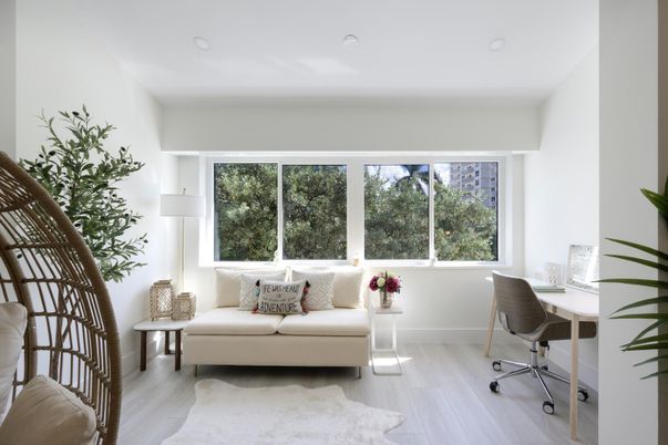 Home Office, Interior, Wood Texture Flooring