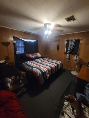 Bedroom, Interior, Wooden Walls