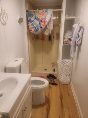 Bathroom, Interior, Wood Texture Flooring