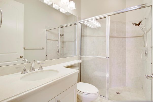 Bathroom, Glass Shower, Interior