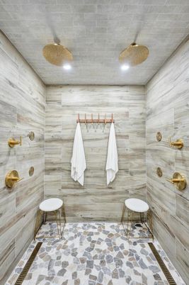 Bathroom, Interior, Recessed Lighting