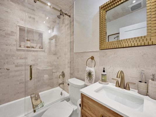 Bathroom, Glass Shower, Interior
