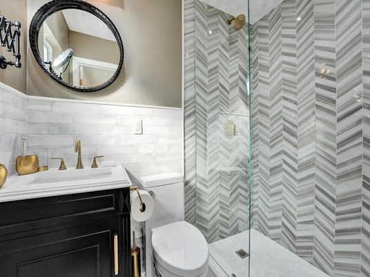 Bathroom, Glass Shower, Interior