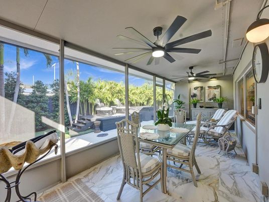 Dining room, Interior, Marble, Sun Room