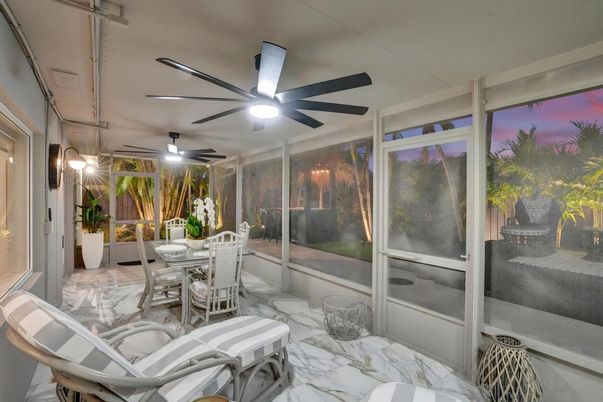 Dining room, Interior, Marble, Sun Room