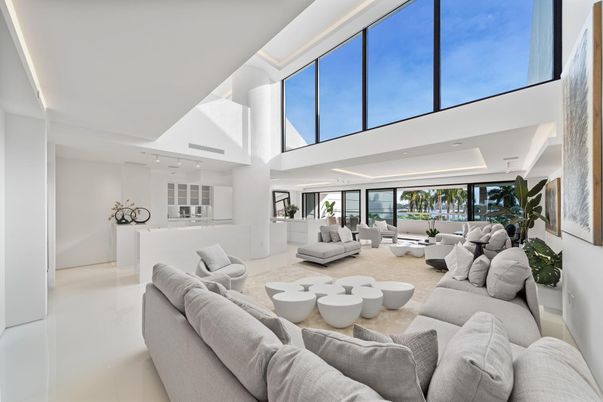 Interior, Living room, Recessed Lighting