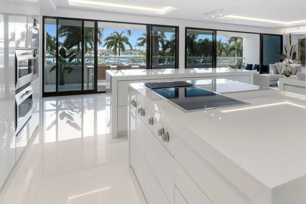 Interior, Kitchen, Living room, Recessed Lighting, Water