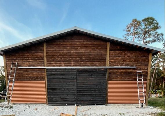 Exterior, Facade, Log Home
