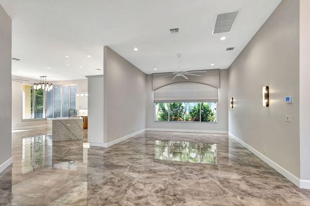 Chandelier, Empty room, Interior, Pendant Lights, Recessed Lighting