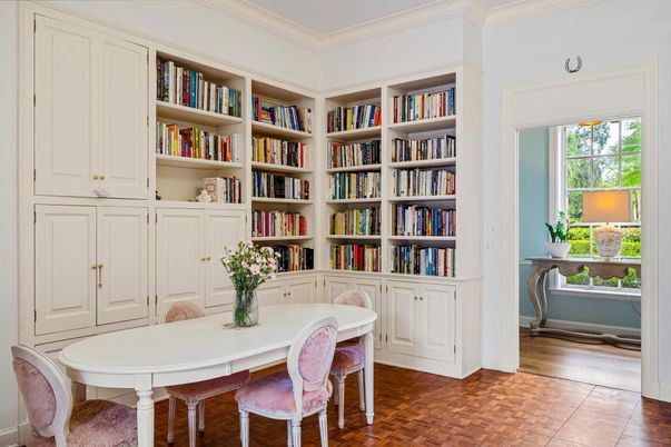 Home Office, Interior, Wood Texture Flooring