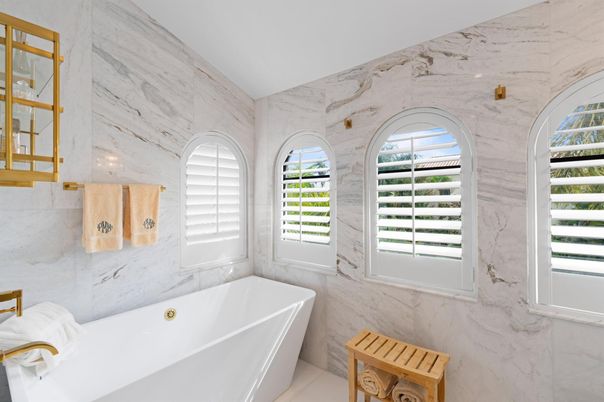 Bathroom, Free Standing Baths, Interior, Marble Walls