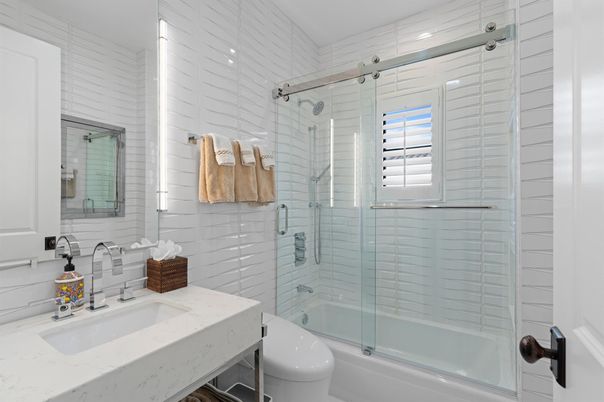 Bathroom, Glass Shower, Interior