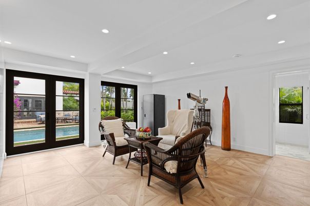 Interior, Living room, Recessed Lighting