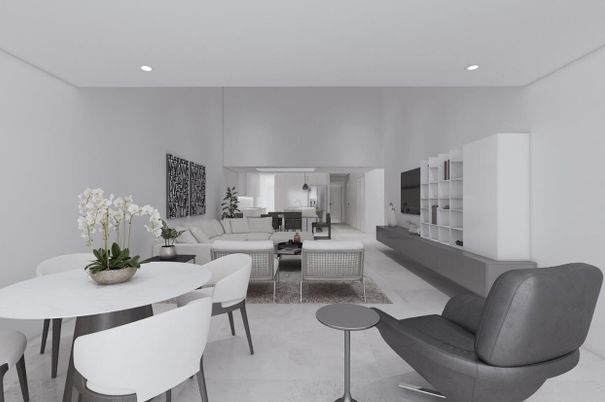 Dining room, Interior, Living room, Recessed Lighting