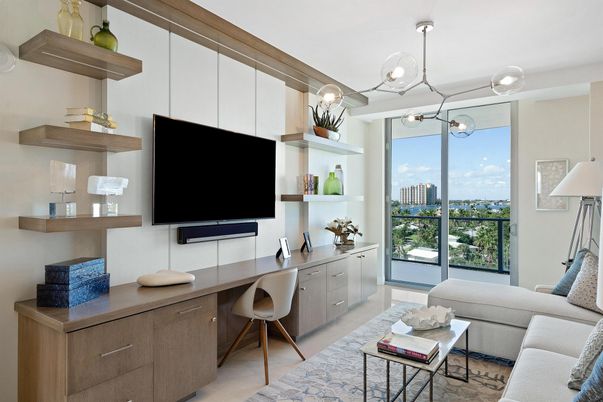 Home Office, Interior, Living room, Pendant Lights