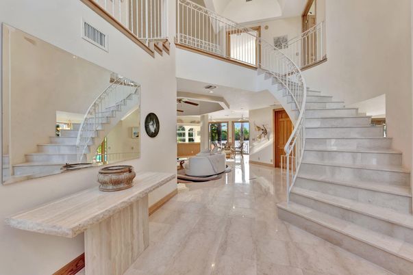 Interior, Marble, Recessed Lighting