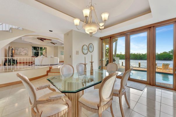 Dining room, Interior, Water