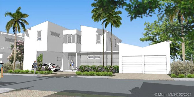 Attached, Exterior, Facade, Modern