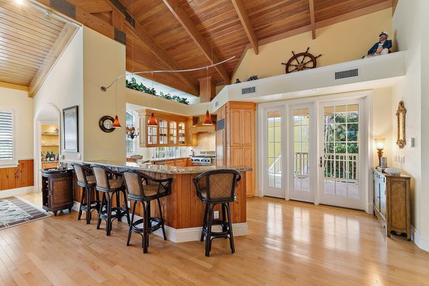 Interior, Kitchen, Wooden Beams, Wooden Ceilings, Wood Texture Flooring