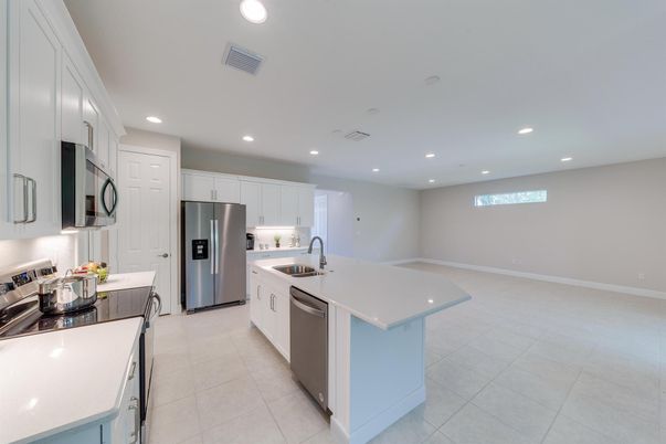 Interior, Kitchen, Recessed Lighting, Stainless Steel Appliances