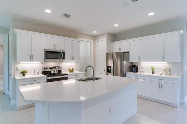 Interior, Kitchen, Recessed Lighting, Stainless Steel Appliances
