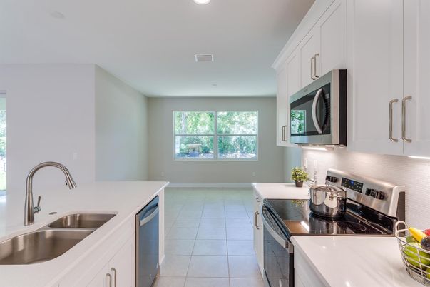 Interior, Kitchen, Recessed Lighting, Stainless Steel Appliances