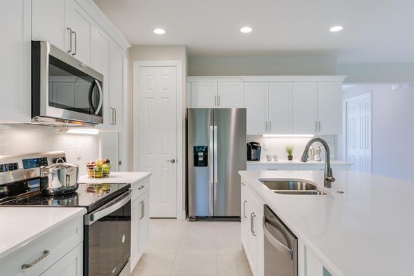 Interior, Kitchen, Recessed Lighting, Stainless Steel Appliances