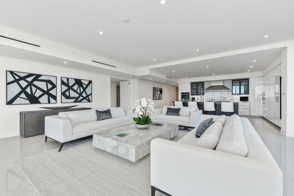 Interior, Kitchen, Living room, Recessed Lighting, Stainless Steel Appliances