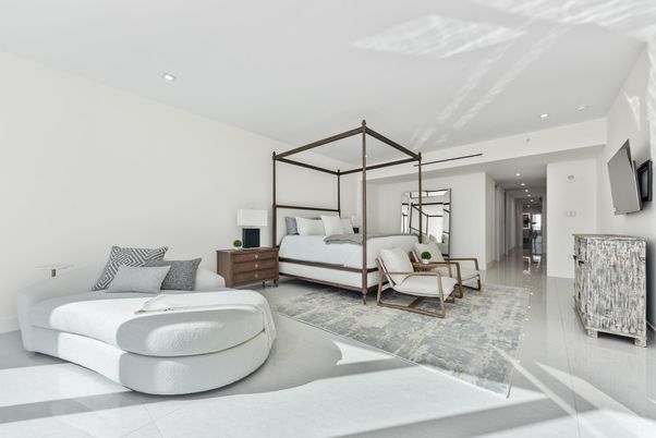 Bedroom, Interior, Recessed Lighting