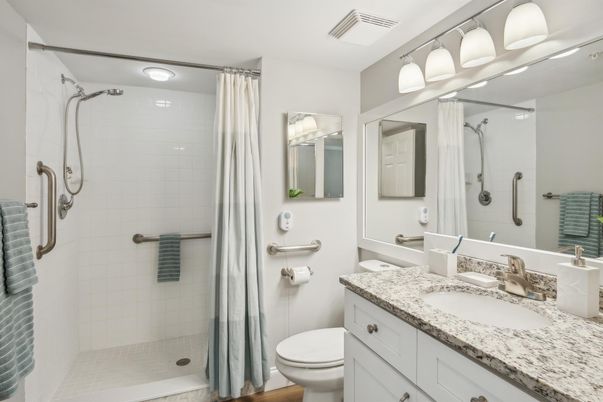 Bathroom, Glass Shower, Interior